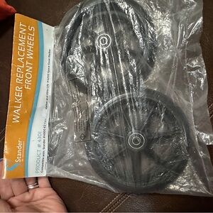 (2-Pk) Stander Walker Replacement Wheels 6" 4301 Fold N Go 4200‎ Space Saver